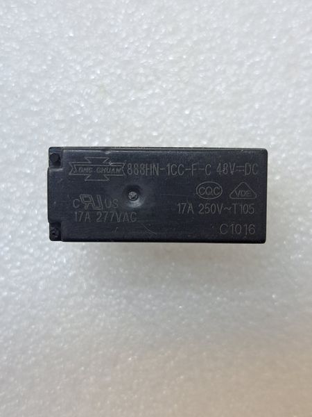 Реле 48V 17A 8pin (1 open 1 close) 888HN-1CC-F-C (РЛ0157) РЛ0157 фото