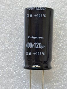 Конденсатор электролитический 120 mkF 400V 105C Rubycon  (16mm*30mm) (КЕ0090) КЕ0090 фото