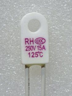 Термопредохранитель RH-15A 250V 125C ТЗП089 фото