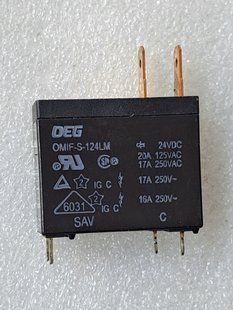 Реле 24V 16A 4pin+2pin (1 open ) OMIF-S-124LM (РЛ0114) РЛ0114 фото