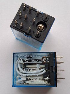 Реле 24V 5A 11pin (3 open 3 close) 13F-MY3NJ-24VDC (РЛ0098) РЛ0098 фото