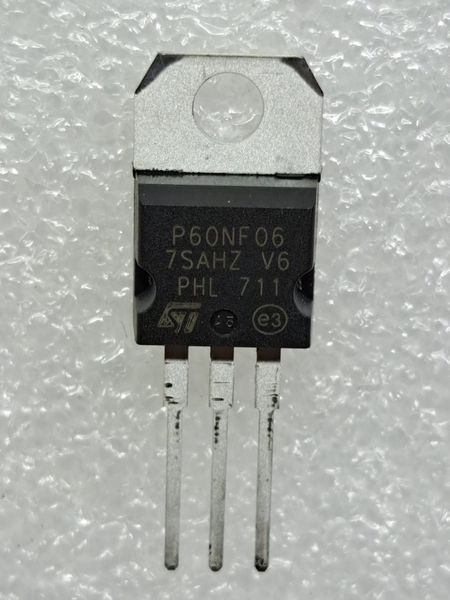 Транзистор польовий STP60NF06 (ТП0079) ТП0079 фото
