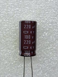 Конденсатор электролитический 220 mkF 100V 105C Nippon Chemi-Con  Low ESR (12mm*25mm) (КЕ0102) КЕ0102 фото