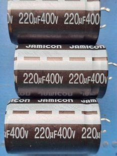 Конденсатор електролітичний 220 mkF 400V 105C (25mm*40mm) (КЕ0106) КЕ0106 фото