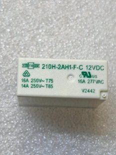 Реле 12V 16A 6pin (2 open) 210-2AH-F-C (РЛ0174) РЛ0174 фото