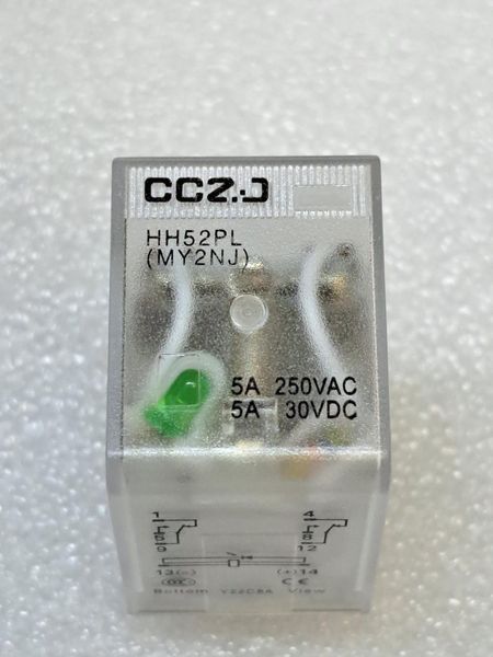 Реле 12V 5A 8pin (2 open 2 close) 13F-MY2NJ-12V (HH52P) (РЛ0178) РЛ0178 фото
