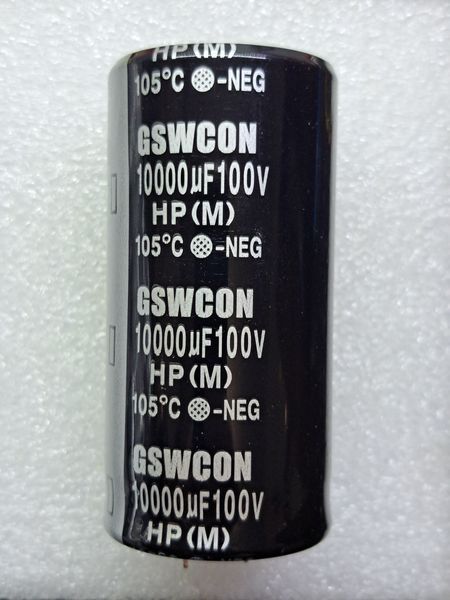 Конденсатор электролитический 10000 mkF 100V 105C GSWCON (35mm*70mm) (КЕ0227) КЕ0227 фото